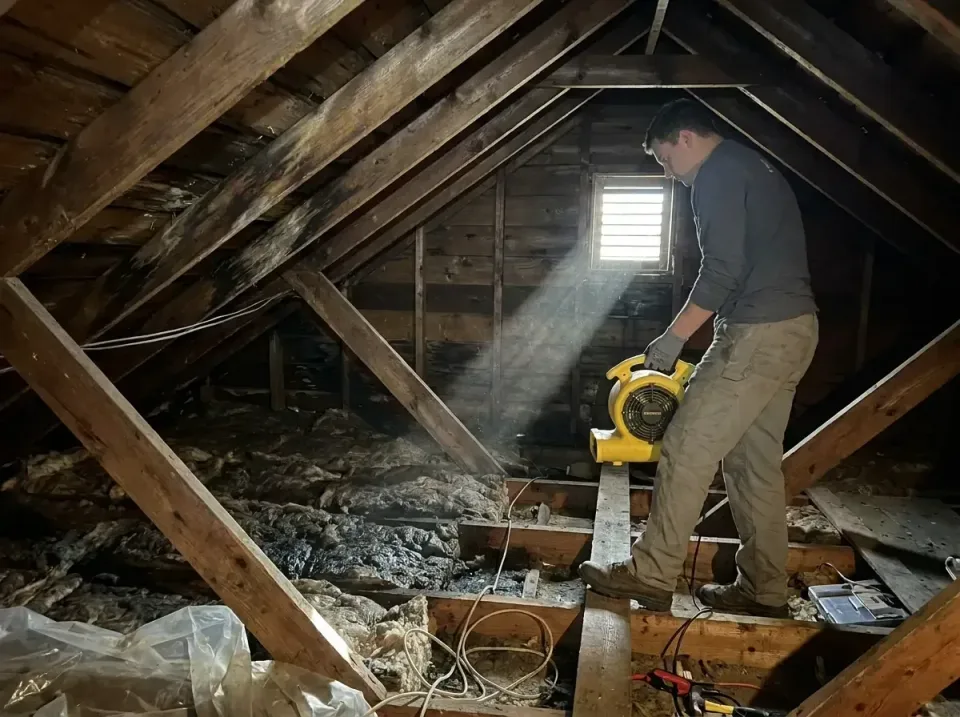 attic-water-damage-drying-proc-007 — frequently asked questions, Emergency Water Extraction & 24/7 Flood Response in Royston…